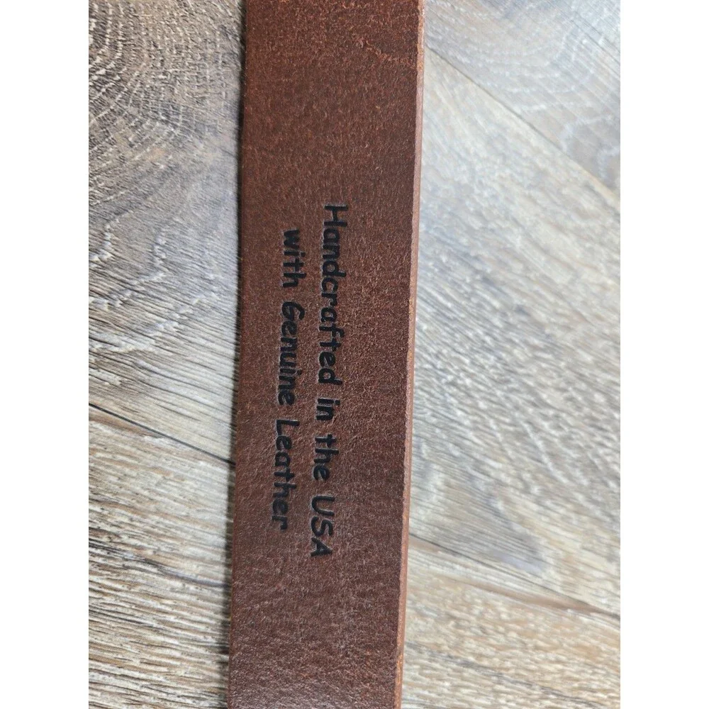 Muse Saint Augustine 1 Piece Buckle-less Leather Belt 1.5